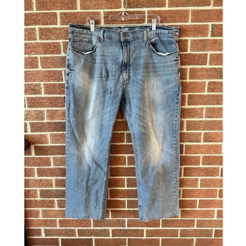 Denizen from Levis 285 Relaxed Fit Jeans Mens 42x30 Medium Wash Blue Denim